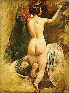 ウィリアム・エティ Painting - ウィリアム・エティの後ろからの裸の女性